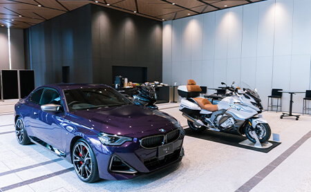 BMWホワイエ車両展示＆ケータリング