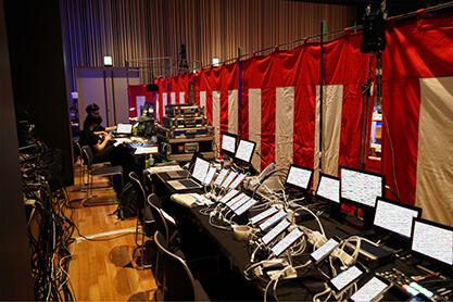 ホールオペ卓の様子