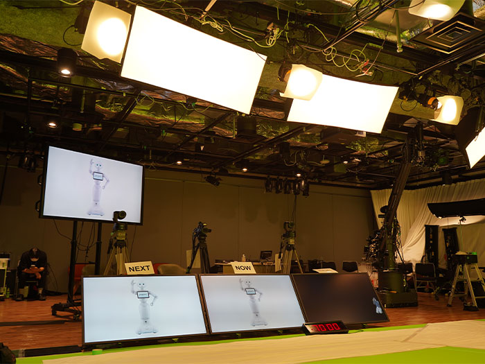 SoftBank World 2021 Aスタジオ クロマキー撮影