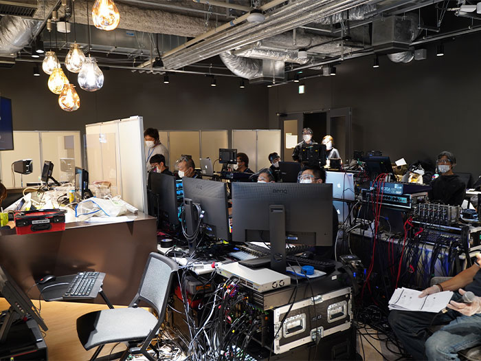 SoftBank World 2021 Bスタジオ オペレーションブース