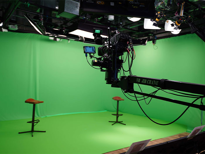 SoftBank World 2021 Bスタジオ クロマキー撮影