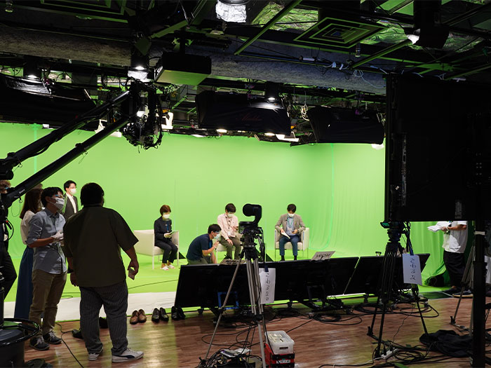 SoftBank World 2021 Aスタジオ クロマキー撮影