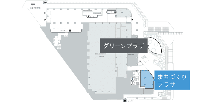 3F まちづくりプラザの位置情報